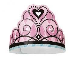 Fairytale Princess Paper Tiaras /6Pcs