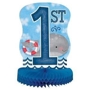 Nautical 1st Birthday Honeycomb Centrepiece