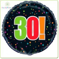 Birthday Cheer 30 Foil Balloon