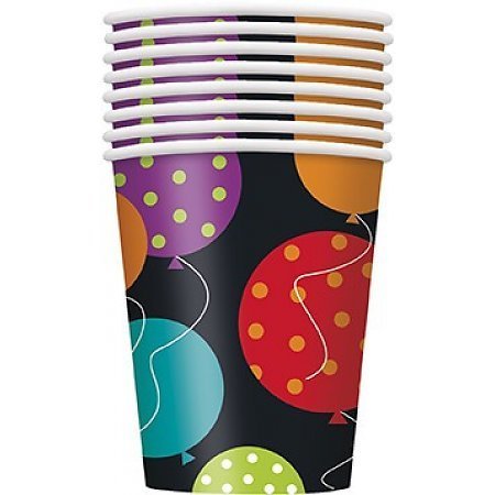 Birthday Cheer Cups /8Pcs