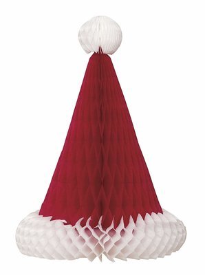 Santa Hat Honeycomb Centrepiece