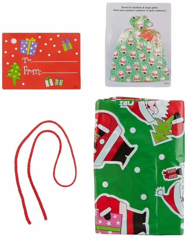 Christmas Santa Jumbo Plastic Gift Bag /1Pc Christmas Santa Jumbo Plastic Gift Bag /1Pc