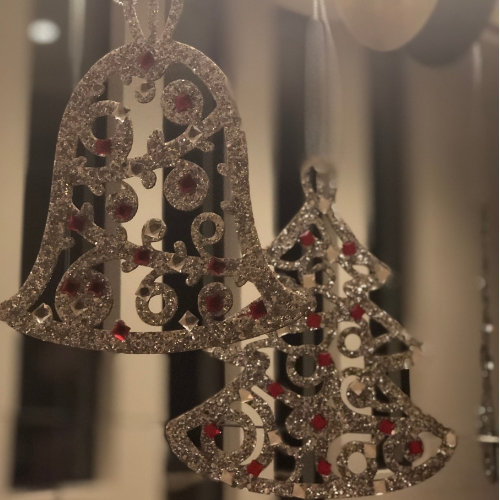 Bell And Tree With Red Jewel