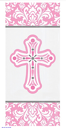 Party Bags Small Religious Pink /20Pcs Party Bags Small Religious Pink /20Pcs