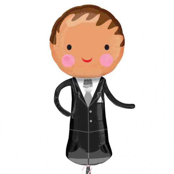 Supershape Groom Foil Balloon