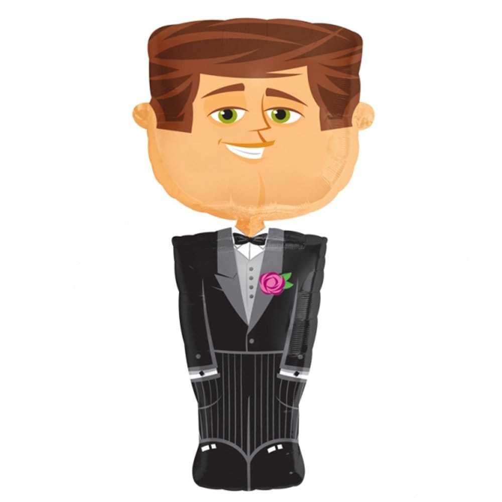 Groom AirWalker Foil Balloon
