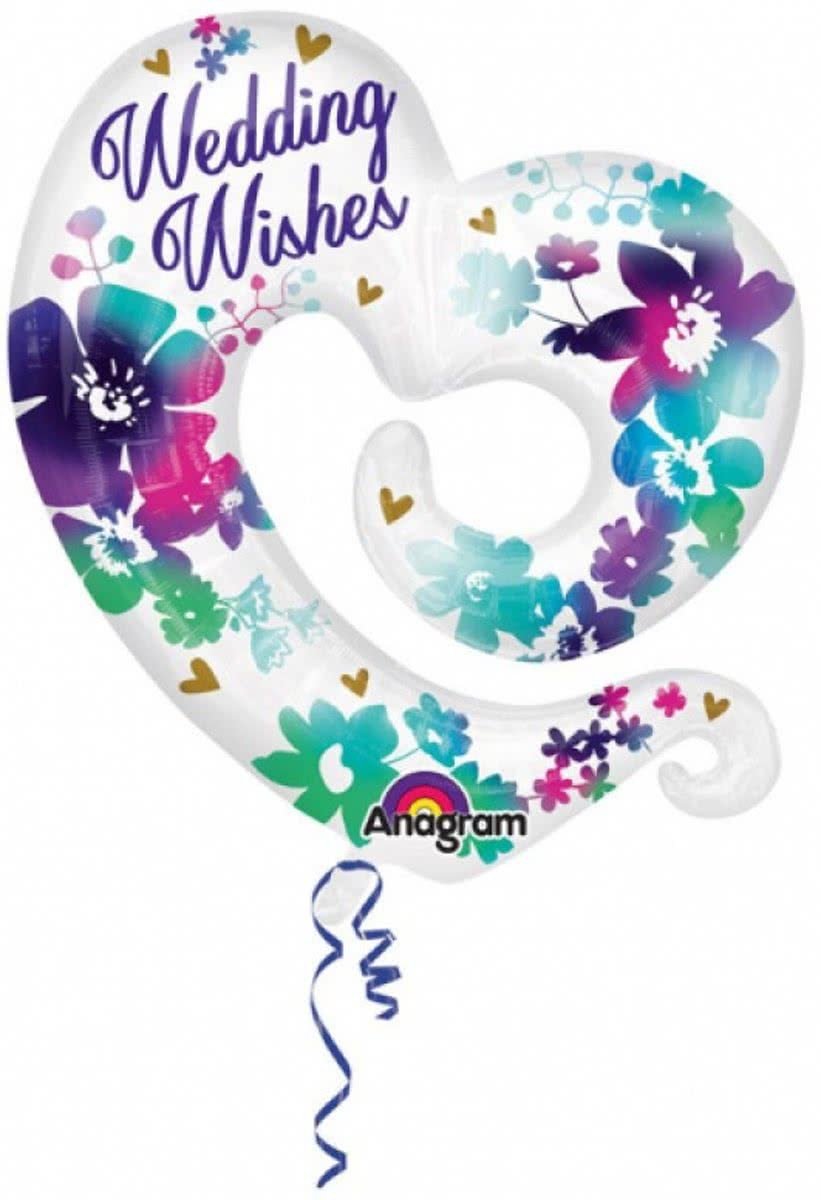 Supershape Watercolor Wedding Wishes