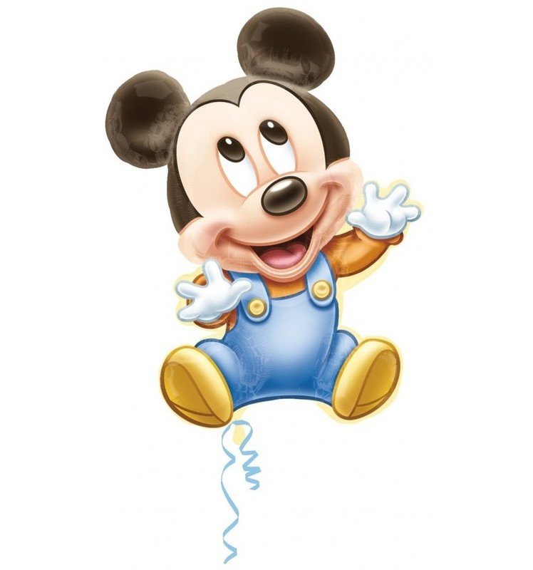 Supershape Mickey Mouse 1st Birthday Foil Balloon Supershape Mickey Mouse 1st Birthday Foil Balloon