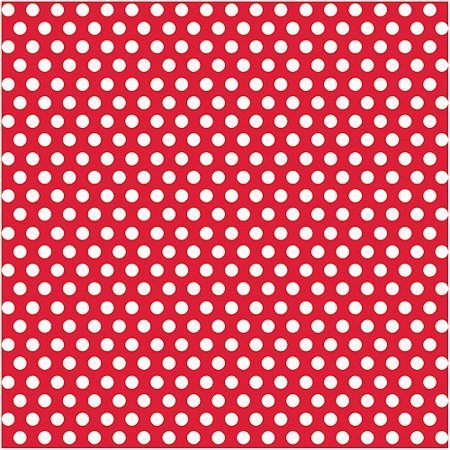 Ruby Red Dot Gift Wrap