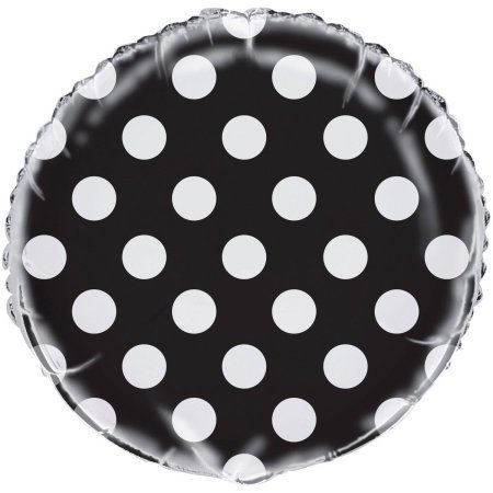 Black Dot Foil Balloon