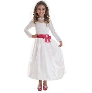 Girls Barbie Bride Costume