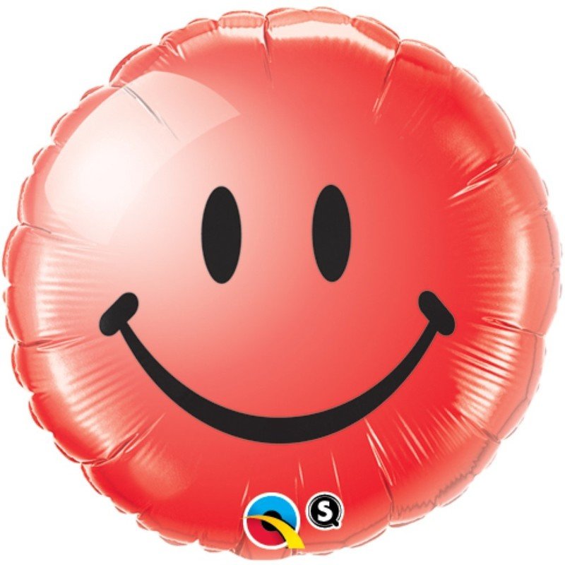 Special Occasion Smiley Face Red Foil Balloon