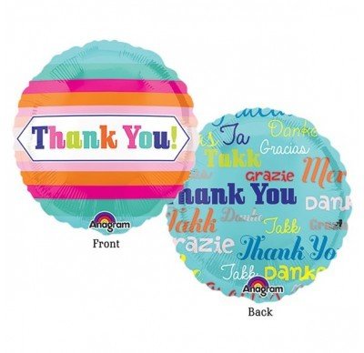 Multi Language Thank You Foil Balloon