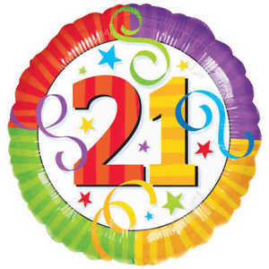 Perfection 21 Foil Balloon