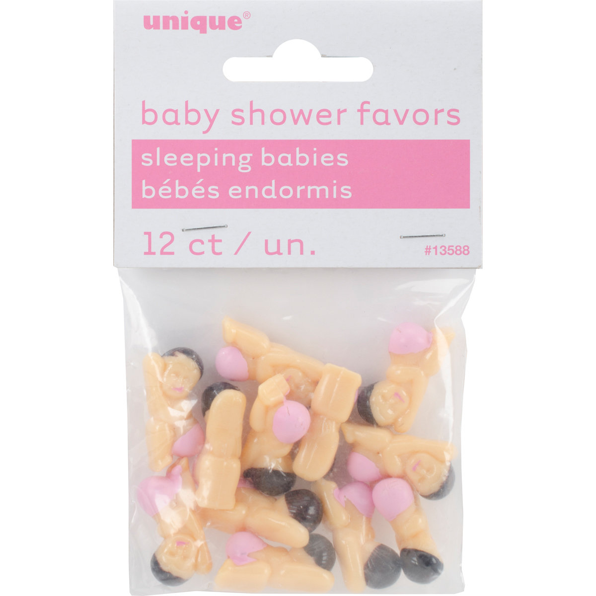 Baby With Pink Diaper Favors /12Pcs