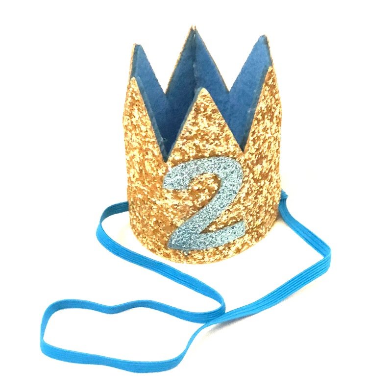Blue Baby Crown No. 2 /1Pc