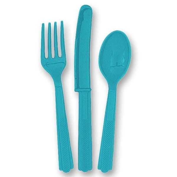 Caribbean Teal Cutlery /18Pcs