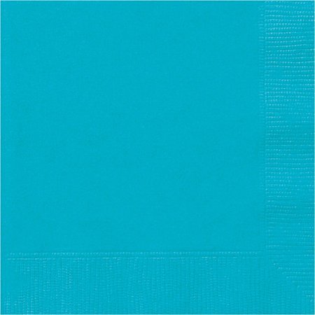 Caribbean Teal Beverage Napkins /20Pcs
