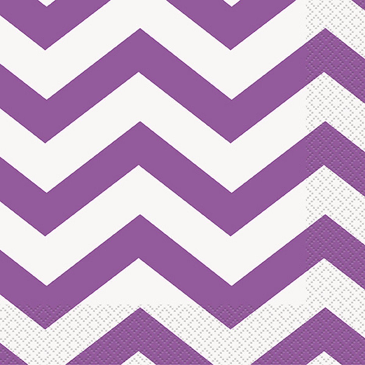 Pretty Purple Chevron Lunch Napkins /16Pcs