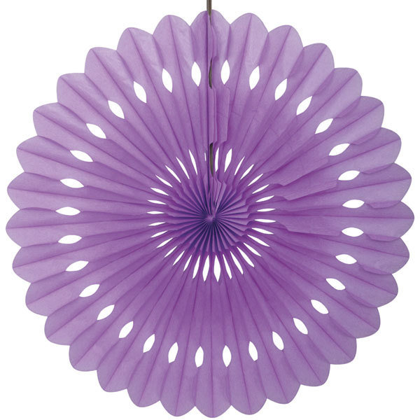 Decorative Fan Pretty Purple /1Pc
