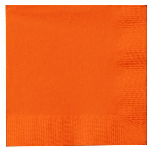 Pumpkin Orange Lunch Napkins /20Pcs