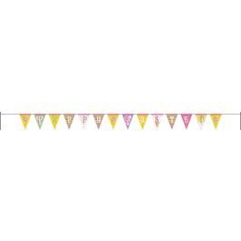 Happy Easter Paper Flag Banner