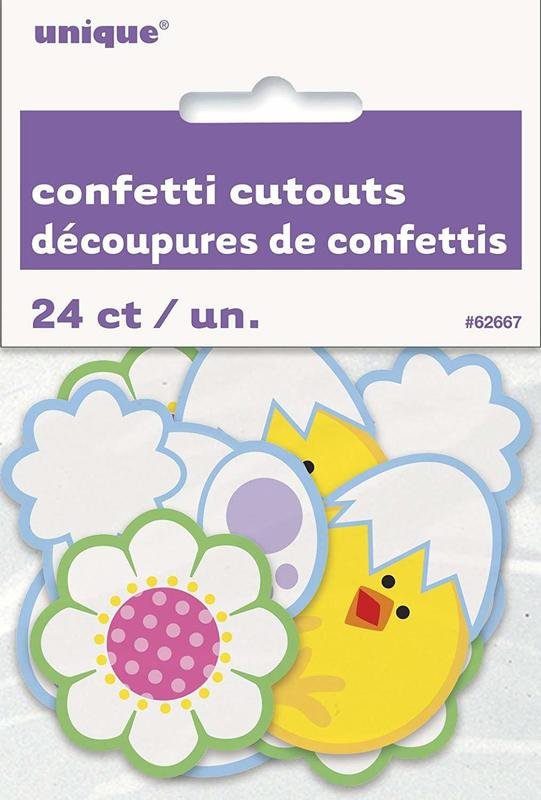 Bunny Chick Confetti Cutout