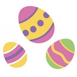 Bright Eggs Confetti Cutouts