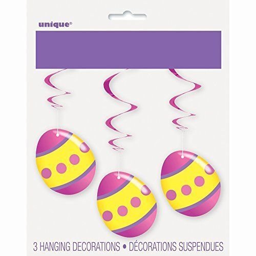 Bright Eggs Hanging Swirls