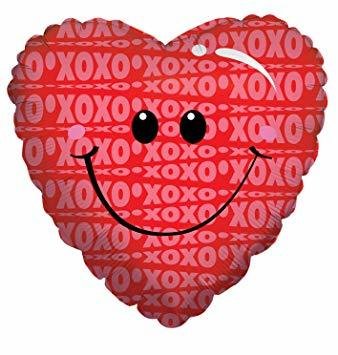 Xo Xo Smile Foil Balloon