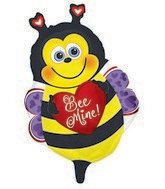 Happy Bee Mine Foil Balloon