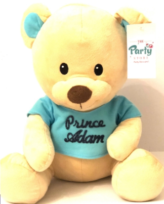 T-Shirt Bear Blue, Personalize: Add a Name