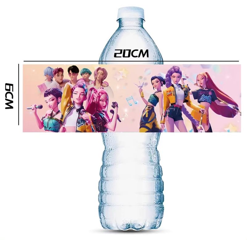 K-pop Water Bottle Stickers/20 Pcs