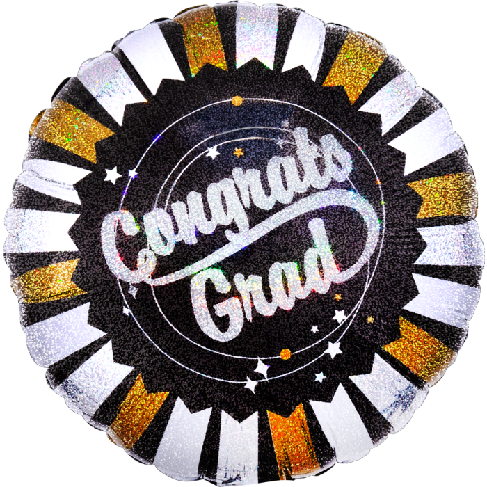 Congrats Grad Glitters Foil Balloon Congrats Grad Glitters Foil Balloon