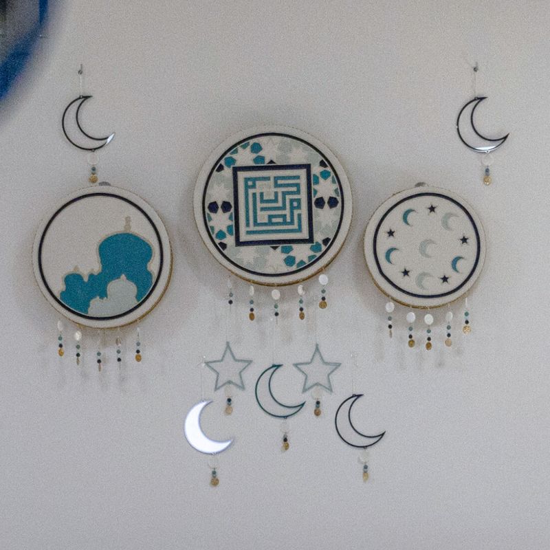 Al Bahja Set Of 3 Designs Hanging Dufouf