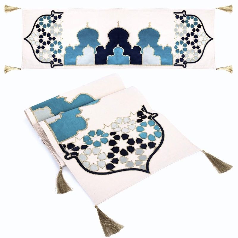 Al Bahja Mosques Arabesque Table Runner