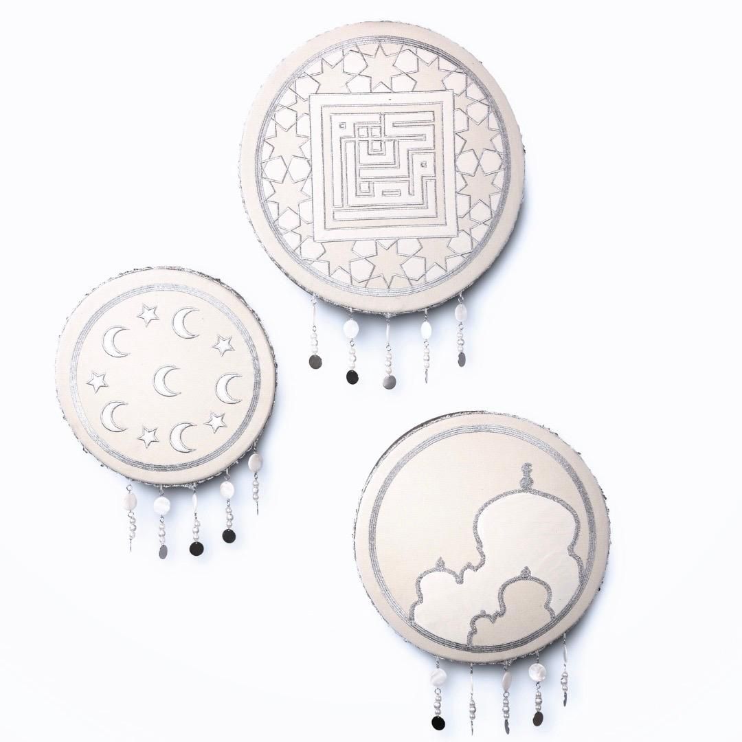 Jam3etna Set Of 3 Designs Hanging Dufouf