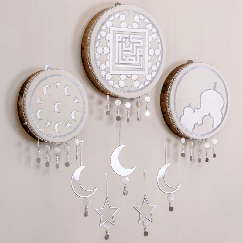 Jam3etna Set Of 3 Designs Hanging Dufouf
