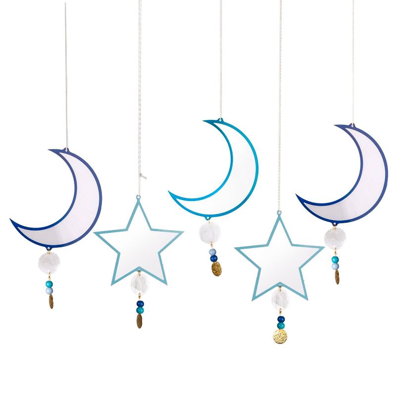 Al Bahja Set Of 5 Mini Acrylic Hanging Decorations Al Bahja Set Of 5 Mini Acrylic Hanging Decorations