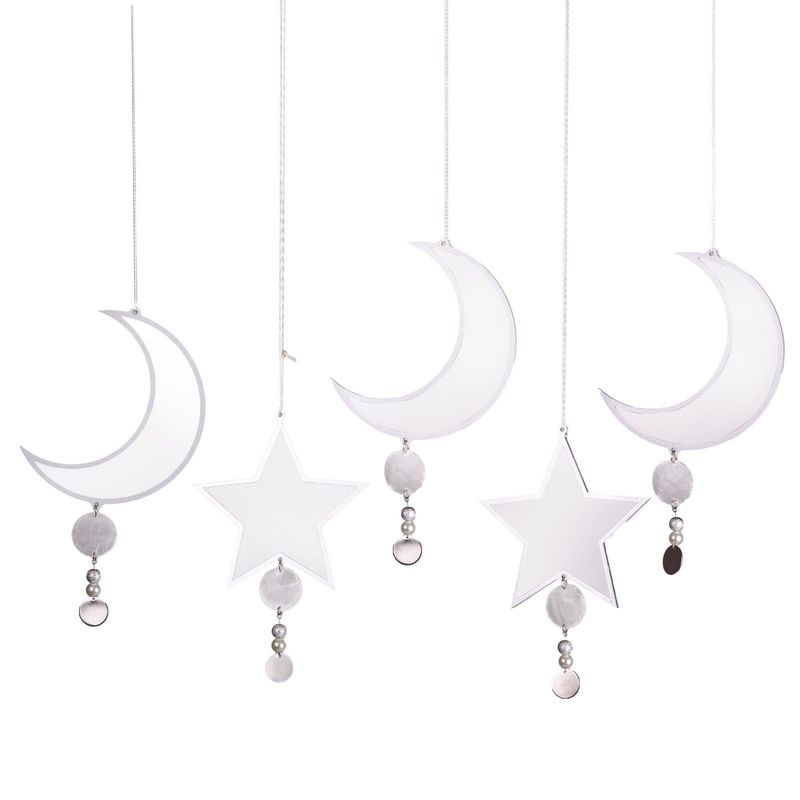 Jam3etna Set Of 5 Mini Hanging Acrylic Decorations Jam3etna Set Of 5 Mini Hanging Acrylic Decorations