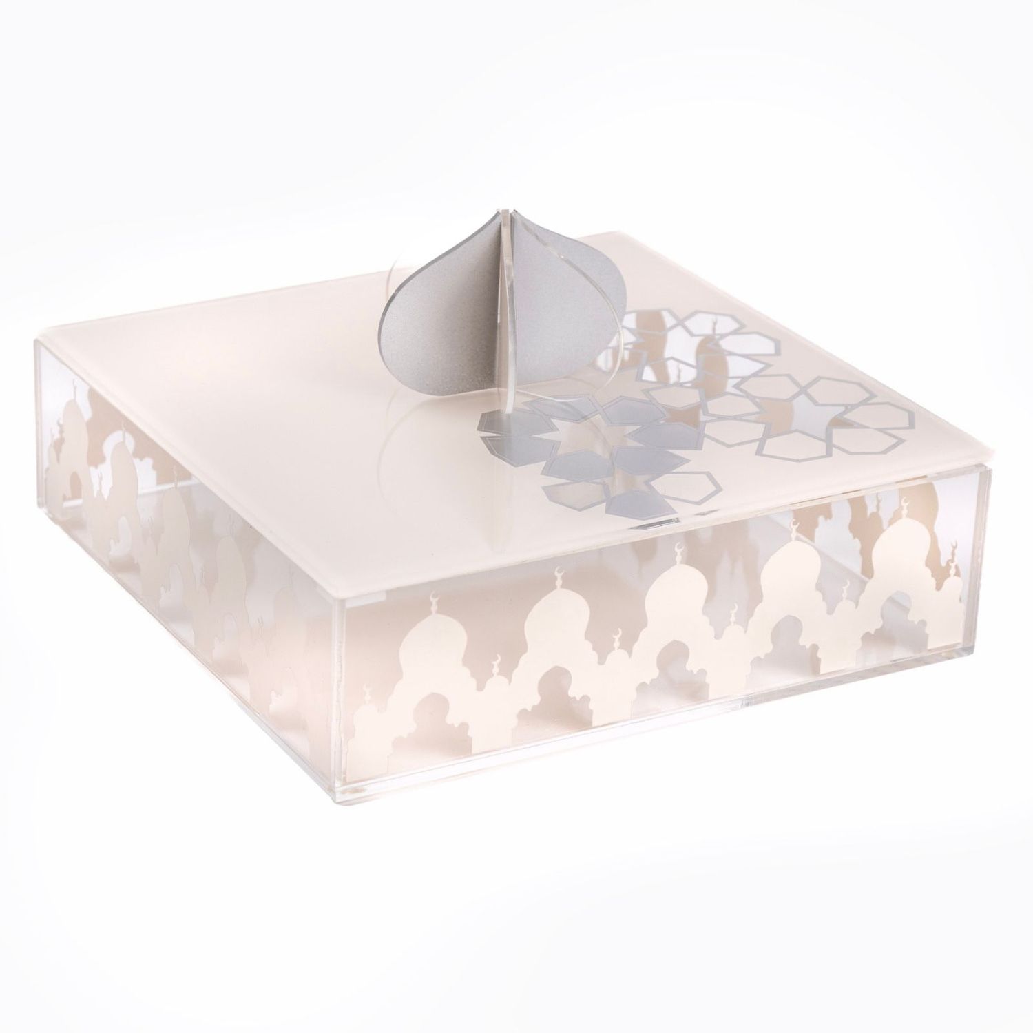 Jam3etna Arabesque Square Acrylic Box