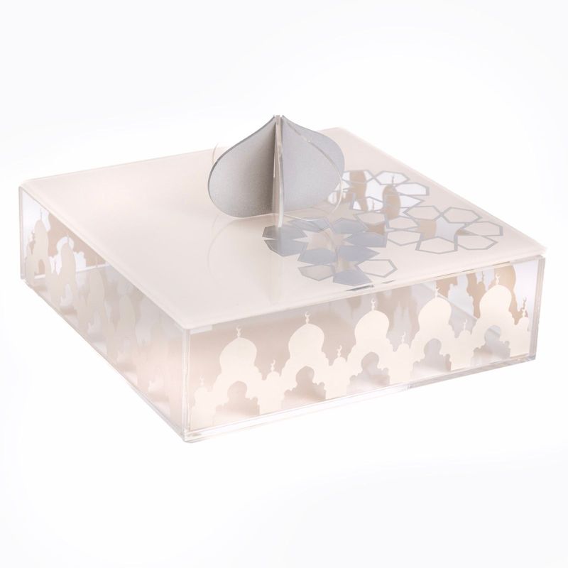 Jam3etna Arabesque Square Acrylic Box Jam3etna Arabesque Square Acrylic Box