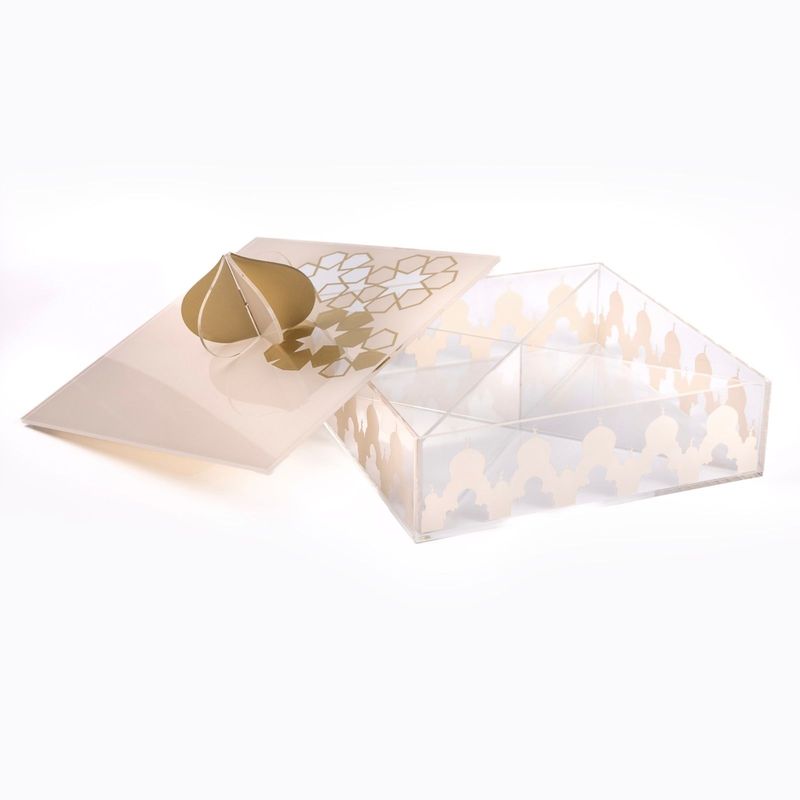 Nawwartouna Arabesque Square Acrylic Box