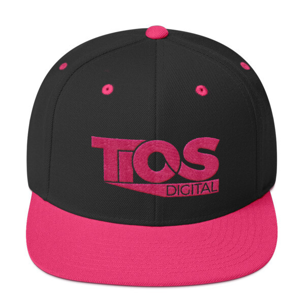 TiOS Pink Trim Snapback Hat
