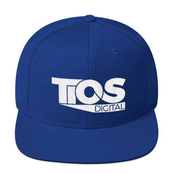 TiOS Blue Snapback Hat