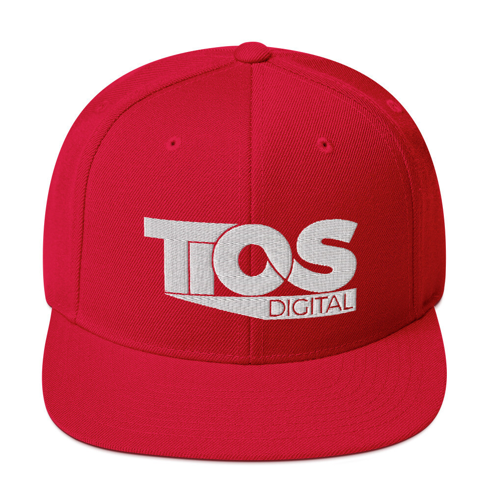TiOS Red Snapback Hat