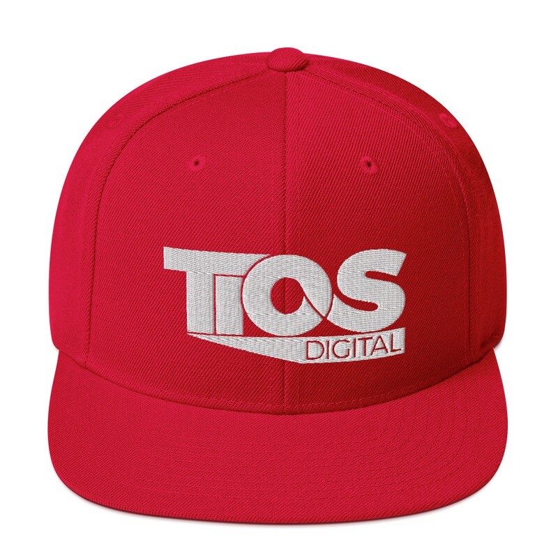TiOS Red Snapback Hat