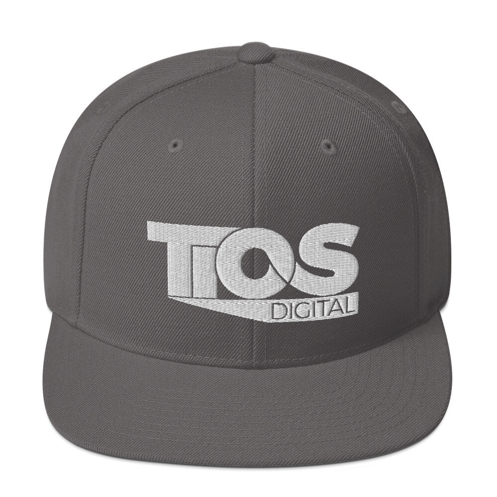 TiOS Grey Snapback Hat