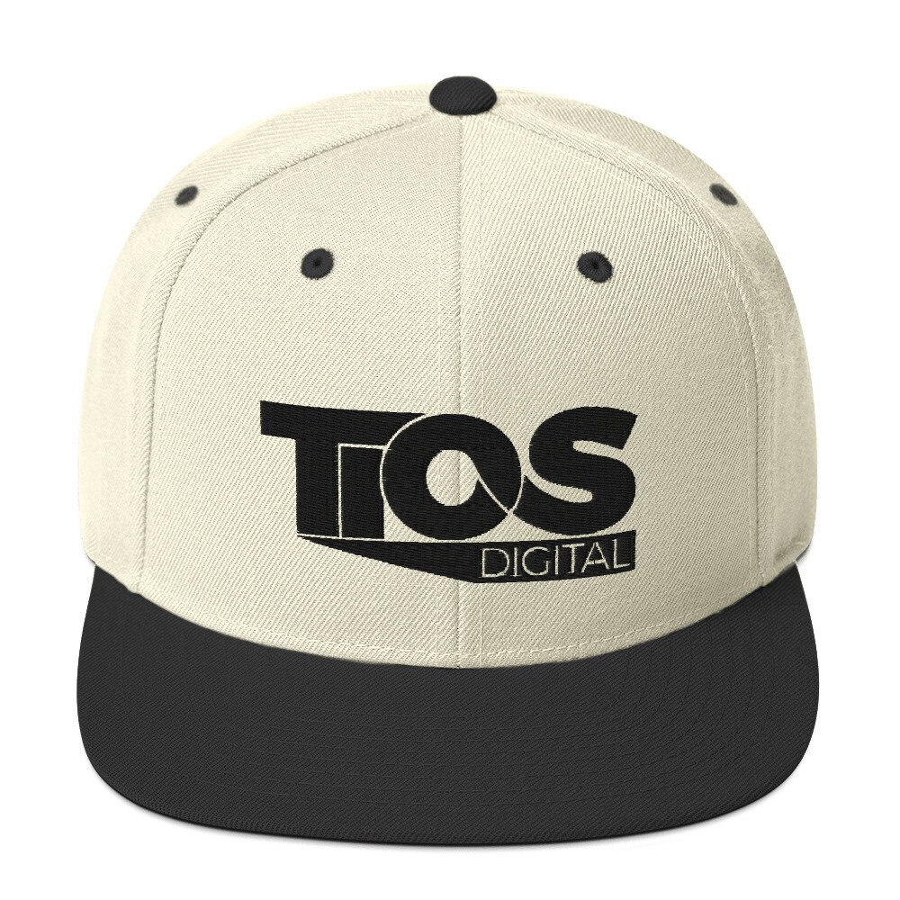 TiOS Neutral/Black Trim Snapback Hat