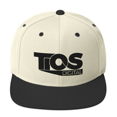 TiOS Neutral/Black Trim Snapback Hat